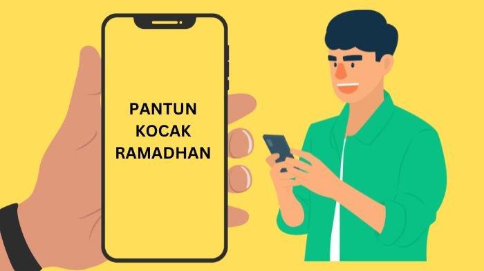 PANTUN RAMADHAN 2025 - Ilustrasi seseorang sedang mengirimkan pesan, diolah di Canva Sabtu (22/2/2025). Berikut contoh pantun Ramadhan 2025 yang lucu dan menghibur. (Grafis TribunKaltim.co/Canva)