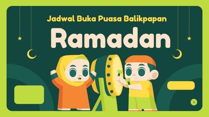 BUKA PUASA BALIKPAPAN - Ilustrasi. Simak jam buka puasa Balikpapan hari ini, Senin (3/3/2025). Jadwal imsakiyah selama Ramadhan 2025, doa berbuka dan niat puasa. (Grafis TribunKaltim.co via Canva)
