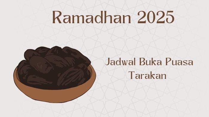 BUKA PUASA TARAKAN - Ilustrasi. Simak jam buka puasa Tarakan hari ini, Kamis (6/3/2025) dan imsakiyah selama Ramadhan 2025. Lengkap jadwal sholat Dhuha dan 5 waktu. (Grafis TribunKaltim.co via Canva)