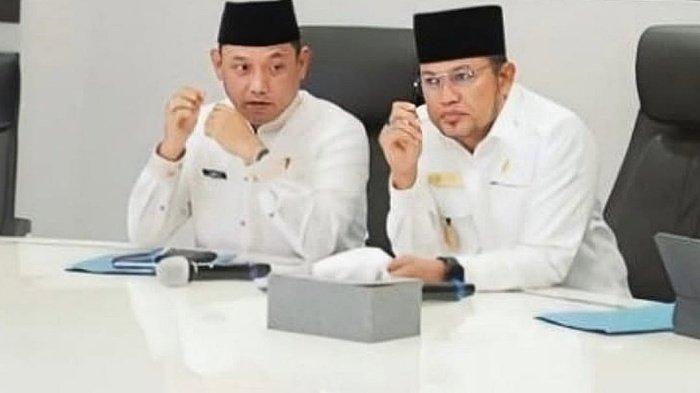 KULIAH GRATIS - Pasangan Gubernur-Wagub Kaltim, Rudy Mas'ud (kanan)-Seno Aji. Program pendidikan gratis dari Gubernur dan Wakil Gubernur Kalimantan Timur (Kaltim), Rudy Mas'ud-Seno Aji terus dikebut untuk bisa segera dilaksanakan. Saat ini, tengah dilakukan pendaftaan untuk pendidikan gratis khususnya kuliah gratis dari jenjang S1, S2 hingga S3. (TRIBUNKALTIM.CO/HO/ Adpim Pemprov Kaltim)