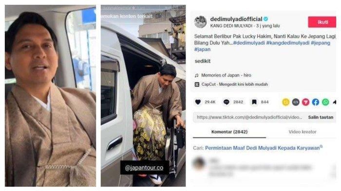 LUCKY HAKIM - Foto-foto Bupati Indramayu, Lucky Hakim saat liburan ke Jepang yang diunggah di akun Instagram Gubernur Jawa Barat (Jabar), Dedi Mulyadi. Lucky Hakim akui liburan ke Jepang, janji jelaskan pada Dedi Mulyadi. Kata Wamendagri soal sanksi. (Instagram dedimulyadi71)