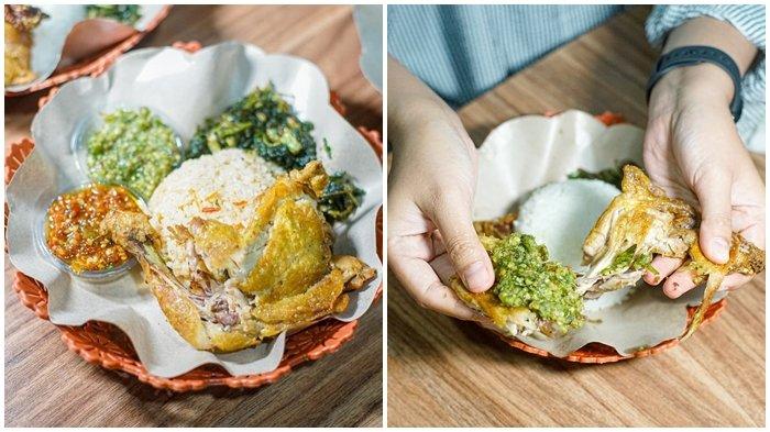 SARAPAN DI BALIKPAPAN - Tangkapan layar melalui akun Instagram @mangujang.bpp. Buka 24 jam, warung ini merupakan spesialis lalapan dengan sambal ijo dan nasi sambal daun jeruk yang enak! (Instagram/@mangujang.bpp)