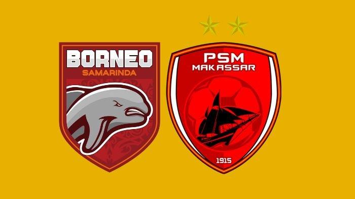 PREDIKSI LIGA 1 - Kolase 2 logo klub, Borneo FC dan PSM Makassar. Akses link nonton dan live score Borneo FC vs PSM di Liga 1. (Grafis TribunKaltim.co/Canva)