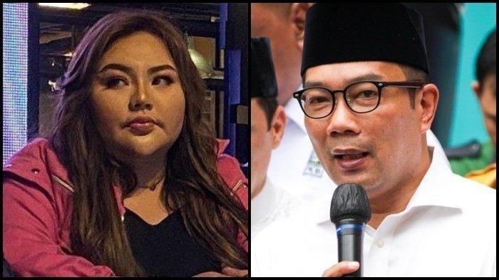 KASUS RIDWAN KAMIL - Foto kiri, Selebgram, Lisa Mariana. Kanan: Ridwan Kamil. Lisa Mariana diduga manipulasi bukti chat. (Instagram lisamarianaaa-Wartakota/Yulianto)