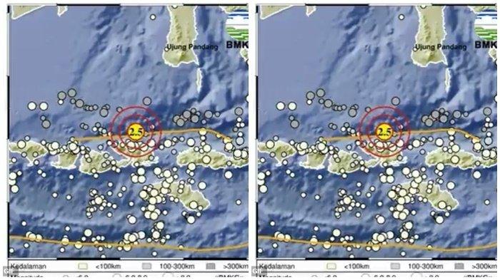 GEMPA NTT TERKINI - Kabar terbaru gempa hari ini, Selasa (29/4/2025), Badan Meteorologi Klimatologi dan Geofisika ( BMKG ) merilis gempa guncang Bima NTT magnitudo 2.5. Simak info selengkapnya (x/infobmkg)