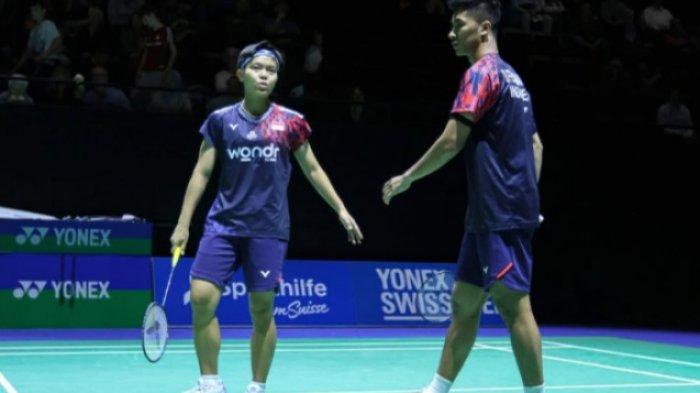 TAIPEI OPEN 2025 - Pasangan Dejan/Fadia saat bertanding di Taipei Open 2025, Rabu (7/5/2025). Dejan/Fadia akan membuka perjuangan wakil Indonesia di Taipei Open 2025 hari ini, Kamis (8/5/2025). Berikut jadwal badminton Taipei Open 2025 hari ini, ada Ubed vs India. Cek live TV dan score. (PBSI)