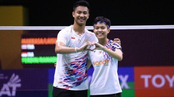 TAIPEI OPEN 2025 - Pasangan Dejan/Fadia yang membuka perjuangan wakil Indonesia di semifinal Taipei Open 2025 hari ini, Sabtu (10/5/2025). Berikut hasil badminton Taipei Open 2025 hari ini, Sabtu (10/5/2025). Pembukaan manis, Dejan/Fadia ke final. Cek live TV dan score. (PBSI)