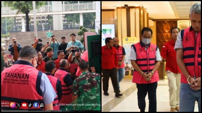 ANGGOTA DPRD KALTIM - Para tersangka korupsi dugaan proyek fiktif di PT Telkom yang ditahan Kejati DKI Jakarta, termasuk di antaranya adalah Kmr, anggota DPRD Kaltim. Nasib anggota DPRD Kaltim yang ditahan Kejati DKI Jakarta akibat terseret kasus korupsi di PT Telkom. Sikap DPW Nasdem soal kadernya terseret kasus korupsi. (Instagram kejati_dkijakarta)