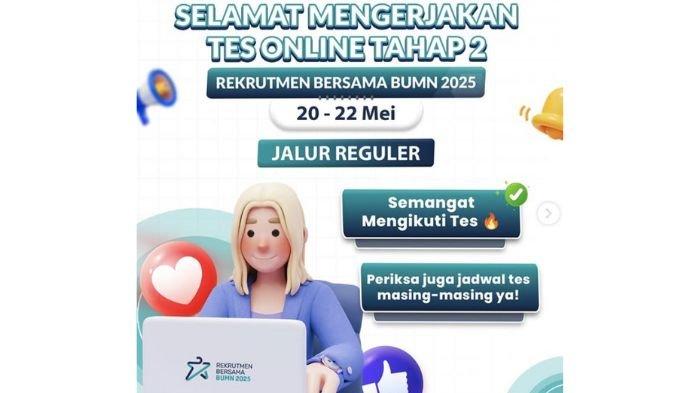 REKRUTMEN BUMN 2025 - Rekrutmen Bersama BUMN 2025. Berikut contoh soal tes tahap 2 bahasa Inggris dan learning agility RBB 2025 dan kunci jawabannya (Tangkapan Layar Instagram @fhci.bumn)