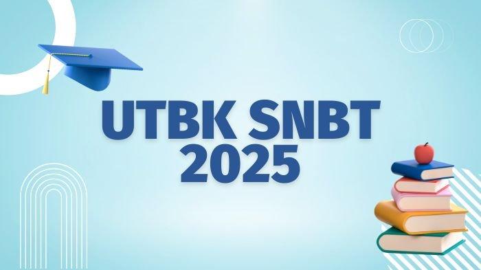 UTBK SNBT 2025 - Desain UTBK SNBT 2025 yang diolah dengan aplikasi visual Canva, Rabu (28/5/2025). Hasil UTBK SNBT 2025 akan diumumkan pada Rabu, (28/5/2025) pukul 15.00 WIB secara serentak.