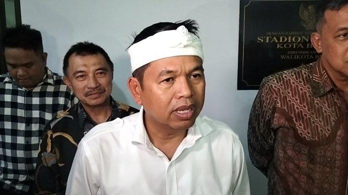 KASUS DIMAS ANGGARA - Gubernur Jawa Barat Dedi Mulyadi saat dijumpai di Stadion Patriot Candrabhaga Kota Bekasi pada Senin (17/4/2025). (TribunJakarta.com/Yusuf Bachtiar)