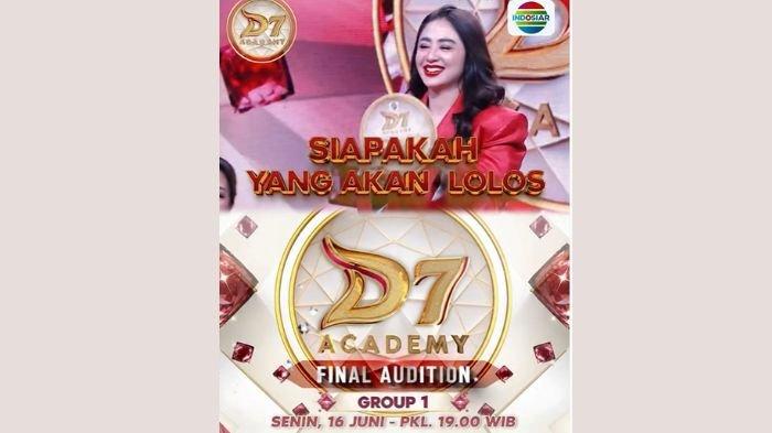 D ACADEMY 7 - Poster jadwal D Academy 7 final audition. Lengkap daftar 50 peserta yang lolos ke babak final audisi Dangdut Academy 7, ada 3 perwakilan dari Kalimantan Timur (Instagram/indosiar)