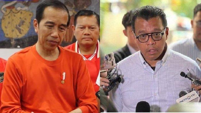 POLEMIK IJAZAH JOKOWI - Kolase foto Jokowi dan Andi Widjajanto. Andi yang saat itu menjabat sebagai Sekretaris Tim Kampanye Nasional Jokowi-JK pun menyerahkan berkas administrasi, termasuk ijazah Jokowi ke KPU. (Tangkap layar YouTube Kompas TV// Tribunnews.com/ Fransiskus Adhiyuda)