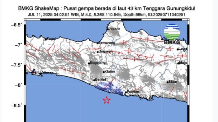 GEMPA JOGJA TERKINI - Info gempa baru saja atau gempa barusan! info BMKG gempa Jogja terkini atau gempa hari ini Jogja, pusat gempa Jogja terkini 2 menit yang lalu atau gempa 2 menit yang lalu Jawa Timur..(inatews.bmkg.go.id)