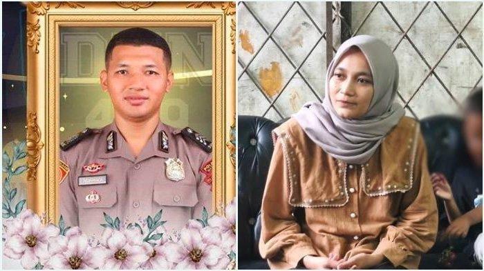 POLISI TEWAS - Kolase Istri Brigadir Nurhadi, Elma Agustina dan Brigadir Nurhadi. Keluarga yakin apa yang dialami almarhum bukan sekadar kekerasan spontan, melainkan tindak pidana pembunuhan, sebagaimana dimaksud dalam Pasal 338 KUHP. (TRIBUNLOMBOK.COM/ ROBBY FIRMANSYAH/@ikhaiskandar6)