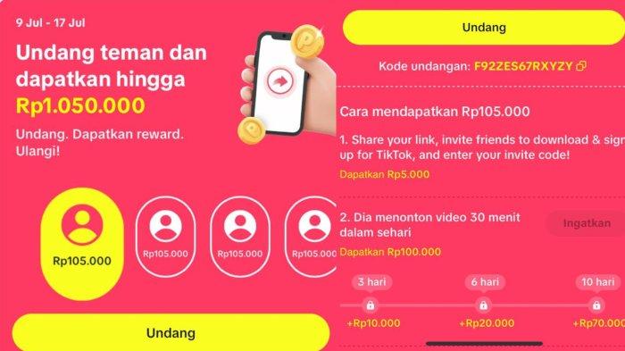 PELUANG CUAN TIKTOK - Tangkap layar dari Platform TikTok. Sekarang Platform TikTok baru saja meluncurkan tantangan menarik bertajuk