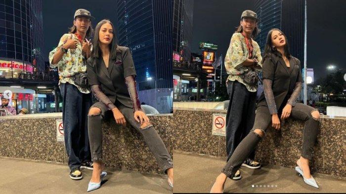 Aksi Paula Verhoeven dan Bonge di Citayam Fashion Week