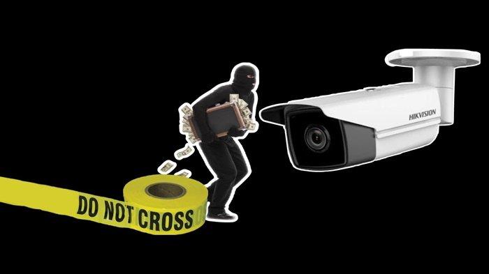 Ilustrasi aksi tindak pidana pencurian terekam CCTV.