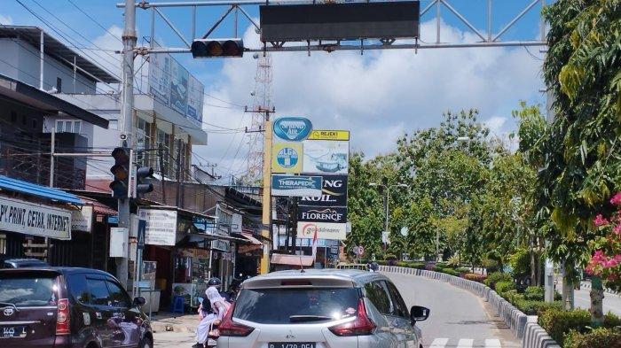 Kamera ETLE sementara yang telah dipasang sebelumnya oleh Diskomimpo Bontang.