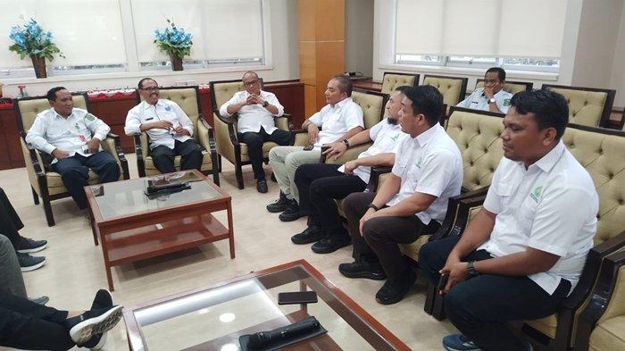 Gapki Kaltim saat berkunjung ke Pemerintah Kabupaten Kukar