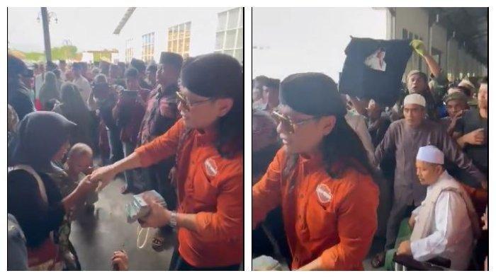 Viral, video Gus Miftah bagi-bagi uang ke warga