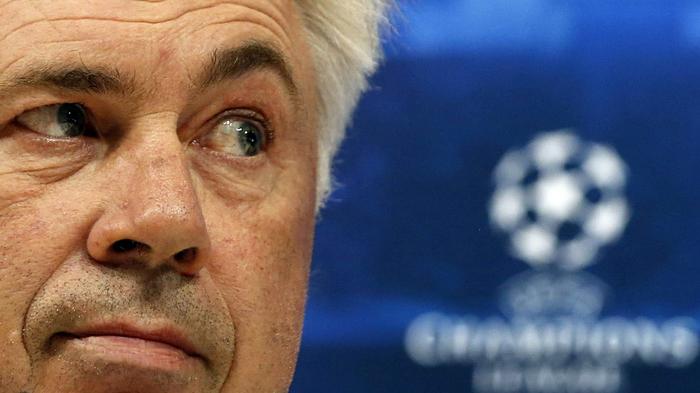Pelatih Real Madrid, Carlo Ancelotti.
