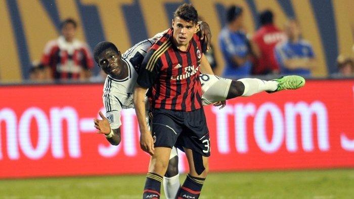 Andrea Petagna saat masih memperkuat AC Milan