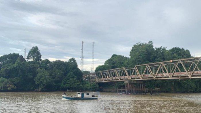 Ilustrasi pembangunan Jembatan Kelay III nantinya akan menggantikan Jembatan Sambaliung, Berau, Kalimantan Timur.