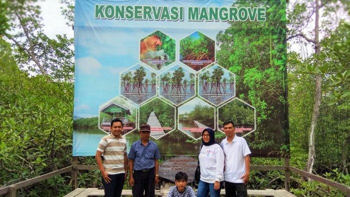 Suguhan alam mangrove di Desa Mentawir, Kabupaten Penajam Paser Utara, Provinsi Kalimantan Timur yang kini tercitra jadi desa wisata pada Kamis (11/7/2019) pagi