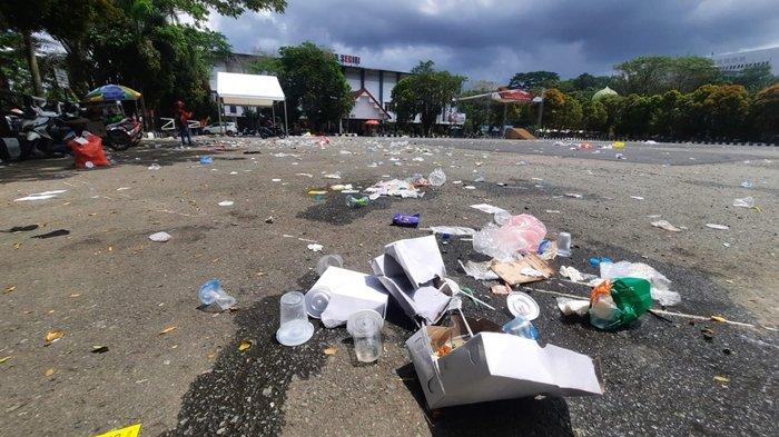 Keberadaan GOR Segiri Jalan kesuma Bangsa Kota Samarinda Kalimantan Timur, Sabtu (20/8/2022).