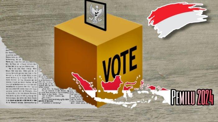 Ilustrasi kotak suara untuk pemilihan umum.