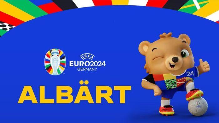 Albart, beruang kecil yang menjadi maskot Euro 2024.