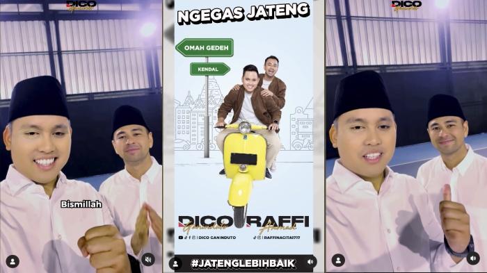PILKADA JATENG - Foto Dico Ganinduto dan Raffi Ahmad di medsos yang menjadi awal mula isu suami Nagita Slavina bakal ikut maju Pilkada Jateng 2024. Kata Dico Ganinduta kabar Raffi Ahmad bakal jadi pendampingnya di Pilkada Jateng 2024.