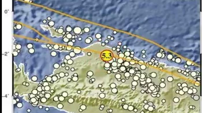 GEMPA HARI INI - Info gempa 2 menit yang lalu baru saja mengguncang Mamberamo Papua, selengkapnya penjelasan BMKG.