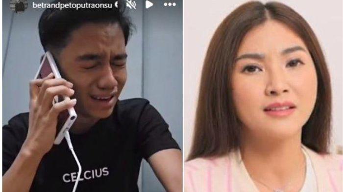 Betrand Peto (kiri) dan Sarwendah (kanan).