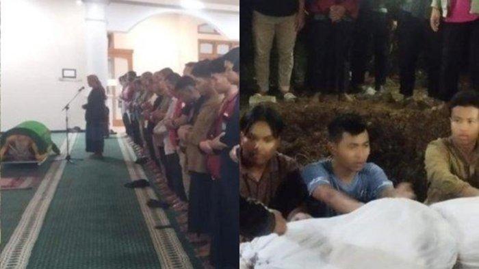 Jenazah Burhanis korban tewas dihajar massa di Pati dimakamkan di Lemah Mulya, Karawang Timur Jawa Barat setelah Subuh, Sabtu (8/6/2024).