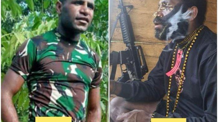 Desertir TNI yang terakhir berpangkat Prajurit Dua (Prada) anggota Satgas Yonif 527/Baladibya Yudha Kodam V/Brawijaya Danis Murib yang ditembak prajurit TNI di Distrik Bibida Kabupaten Paniai Papua Tengah pada Senin (17/6/2024).