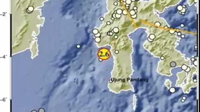 GEMPA HARI INI - Diketahui gempa bumi beberapa menit lalu di Pinrang Sulawesi Selatan itu memiliki kekuatan besar 2.6 magnitudo.
