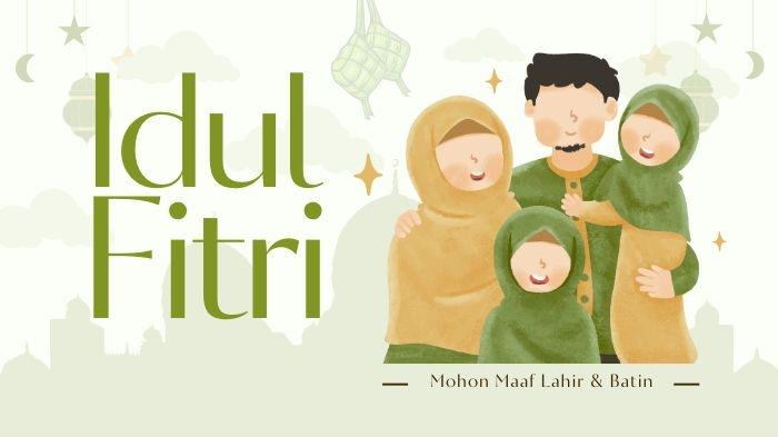 IDUL FITRI 2025 - Ilustrasi. Kapan Idul Fitri 2025? Penjelasan Menteri Agama terkait perkiraan Idul Fitri 1446 H. Cek jadwal arus mudik, libur dan cuti bersama Lebaran 2025. (Grafis TribunKaltim.co via Canva)