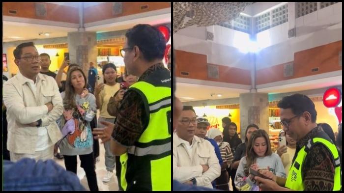 RIDWAN KAMIL BERSITEGANG - Potongan video mantan Gubernur Jawa Barat (Jabar) Ridwan Kamil dan sejumlah penumpang bersitegang dengan petugas Bandara I Gusti Ngurah Rai, Bali akibat pesawat delay berjam-jam. (Tangkap Layar Tiktok @verasilitonga5)