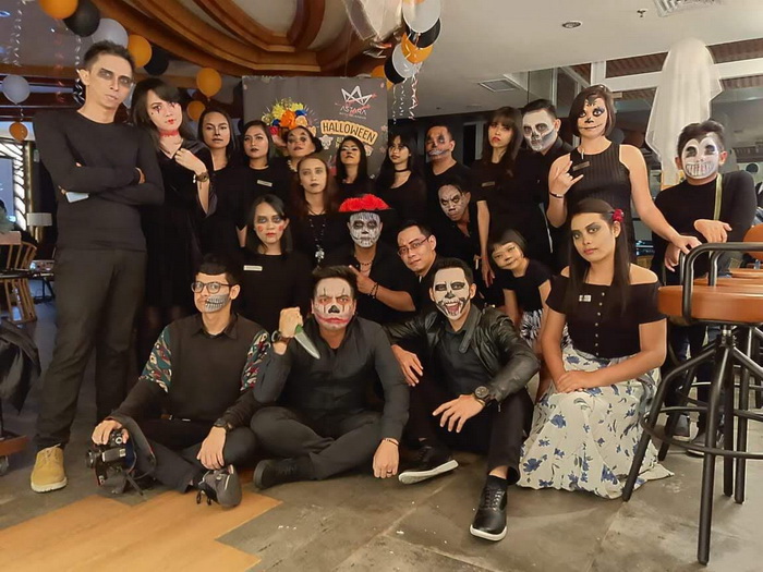 Perayaan Pesta Halloween Grand Jatra Balikpapan pada tahun lalu.