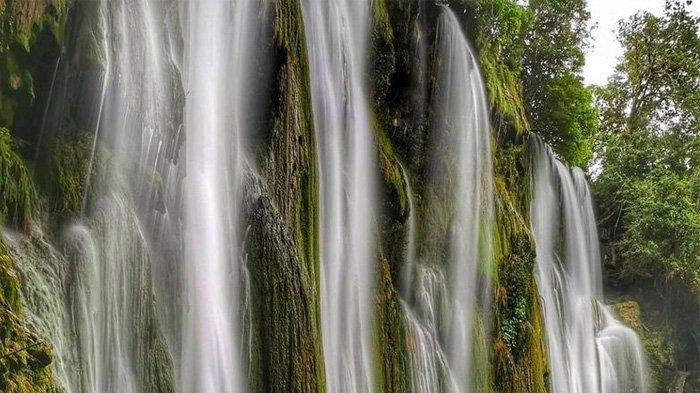 Pesona air terjun Tengku Siwa di Desa Sambor, Kecamatan Reok Barat, Kabupaten Manggarai.