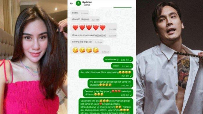 GOJEK -- Chat mesra Syahnaz Sadiqah dengan Rendy Kjaernett di aplikasi Gojek.