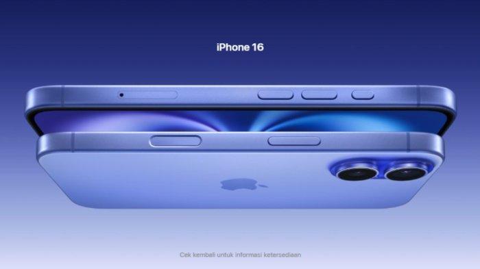 HARGA HP IPHONE - Desain iPhone 16 yang diambil dari laman apple.com pada Selasa (11/2/2025).