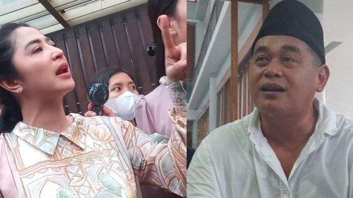 PAK RT -- Dewi perssik undang Pak RT Malkan untuk tampil di acara talkshow yang dipandunya, pagi-pagi ambyar