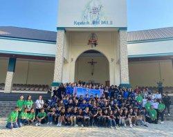 Foto bersama siswa SMPK St Yoseph Naikoten saat mengikuti wisata edukasi yang dihandel oleh SMKN 1 Kupang, Jumat 25 Oktobeer 2024.