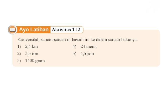 KUNCI JAWABAN - Aktivitas 1.12 dalam buku llmu Pengetahuan Alam untuk SMP Kelas VII halaman 26 Kurikulum Merdeka.
