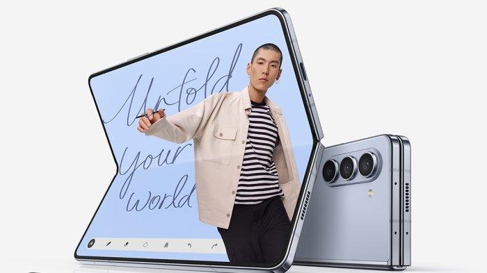 Ilustrasi Samsung Galaxy Z Fold5