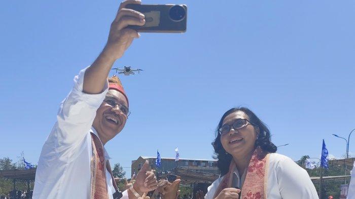 Jefri Riwu Kore dan Lusia Adinda Lebu Raya