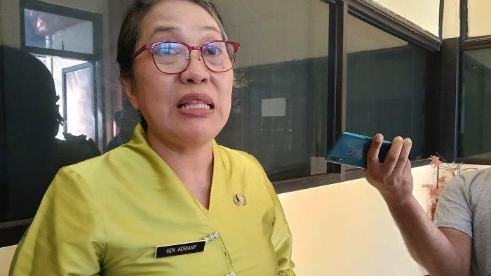 KADIS KESEHATAN NTT- Kepala Dinas Kesehatan Provinsi Nusa Tenggara Timur (NTT) drg. Iien Adriany saat ditemui wartawan, Jumat (11/4/2025).